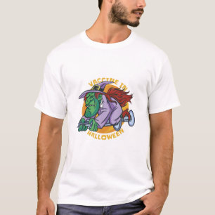 Camiseta Vacina Sarcástica De Bruxas De Figurino De Hallow