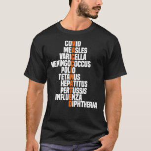 Camiseta Vacina - Vacina - Pro Vacinas - Enfermeiro Engraç
