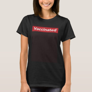 Camiseta Vacina Vacinada Humor Piada Social Distanci