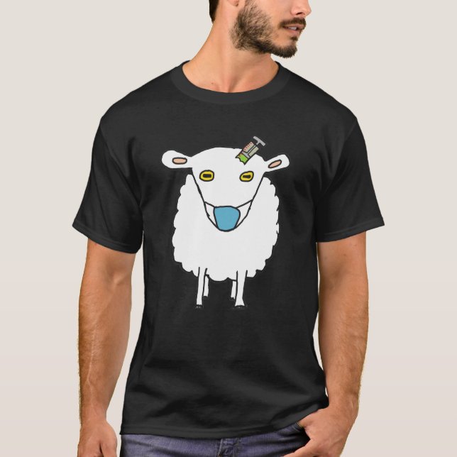 Camiseta Vacinação Anti-Vax Ovinos (Frente)