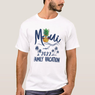Camiseta Vacinação da Família Abacaxi Havaí 2022