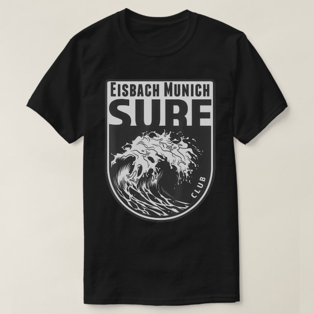 Camiseta Vacinação das ondas de surf do Surf Souvenir Eisba (Frente do Design)