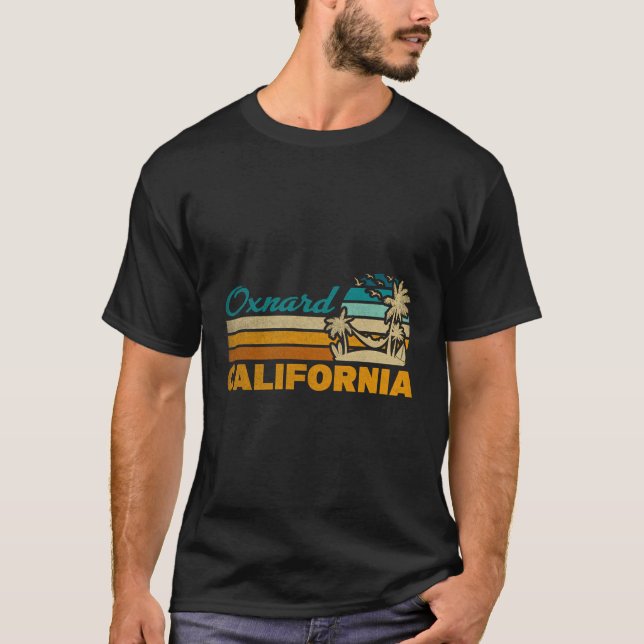 Camiseta Vacinação de Cidade Costeira de Praia Souvenir Oxn (Frente)
