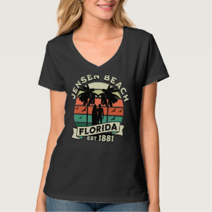 Camiseta Vacinação de Verão do Jensen Florida Beach Surfing