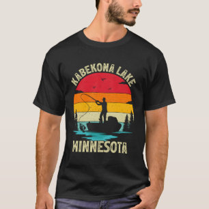 Camiseta Vacinação de Verão Pesca Minnesota Lago Kabekona