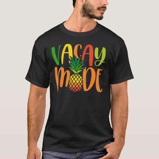 Camiseta Vacinação de Verão Pineapple Havaiana (Frente)