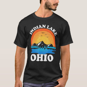Camiseta Vacinação de Verão - Vintage Retro Sunset Ohio Ind