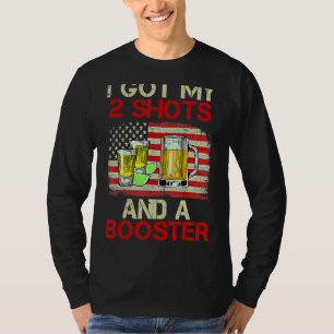Camiseta Vacinação Eu Tenho Meus Dois Sapatos E Um Reforço