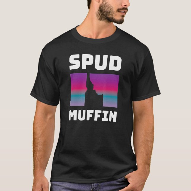 Camiseta Vacinação legal Retro Viagem Idaho Batatas Spud Mu (Frente)
