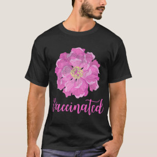 Camiseta Vacinação Pro Vacina Contra Jardim das Flores Rosa