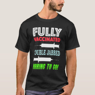 Camiseta Vacinação Pró-Vacinada Completa Para Mulheres Masc