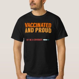 Camiseta Vacinada e Orgulhosa