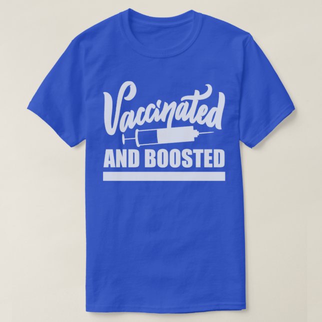 Camiseta Vacinada na totalidade e potenciada Vacina Funny P (Frente do Design)