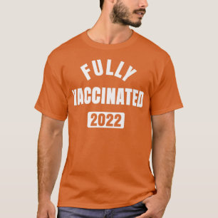 Camiseta Vacinado 2022 Obrigados De Atiramento Para Reforço