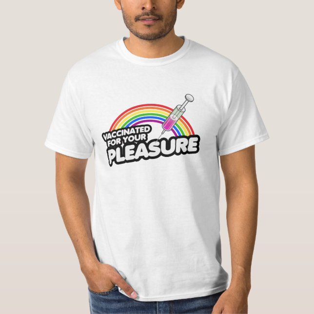 CAMISETA VACINADO PARA SEU PRAZER (Frente)