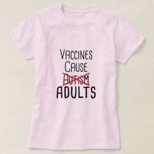 Camiseta Vacinas Causam Adultos