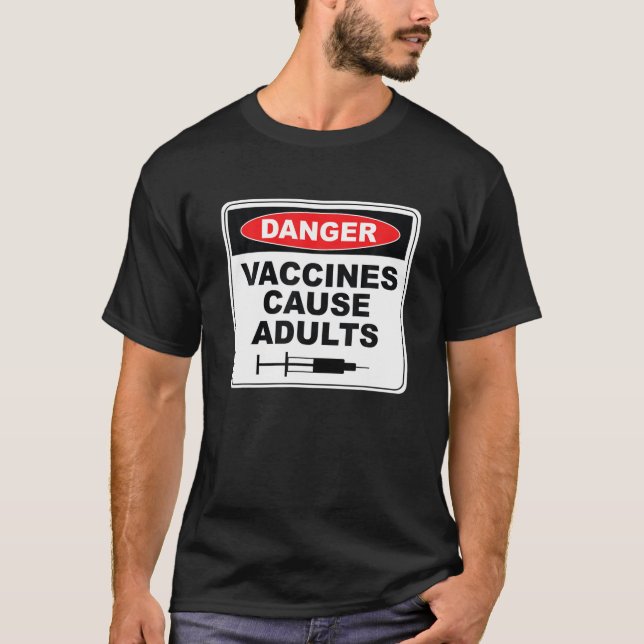 Camiseta Vacinas Causam Adultos Engraçado Pro Vacinação Vax (Frente)