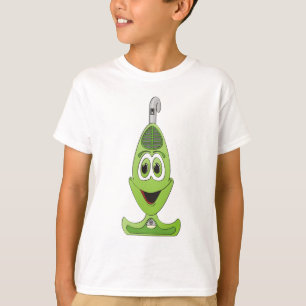 Camiseta Vacuum Cartoon Verde