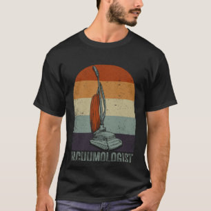 Camiseta Vacuum Cleaner Vacuumologista Homens Mulheres Retr