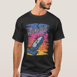 Camiseta Vacuum Cleaner Vacuumologista Homens Mulheres Retr