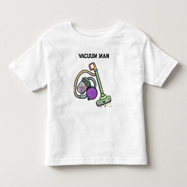 Camiseta Vacuum Man Toddler T (Frente)
