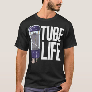 Camiseta Vacuum Tube Life Audio Amp Audiophile analógico