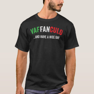 Camiseta Vaffanculo Itália Slang Gag Siclian Funny Italiano