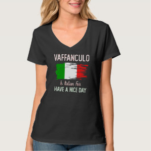 Camiseta Vaffanculo Tem Um Bom Dia De Piada Italiana