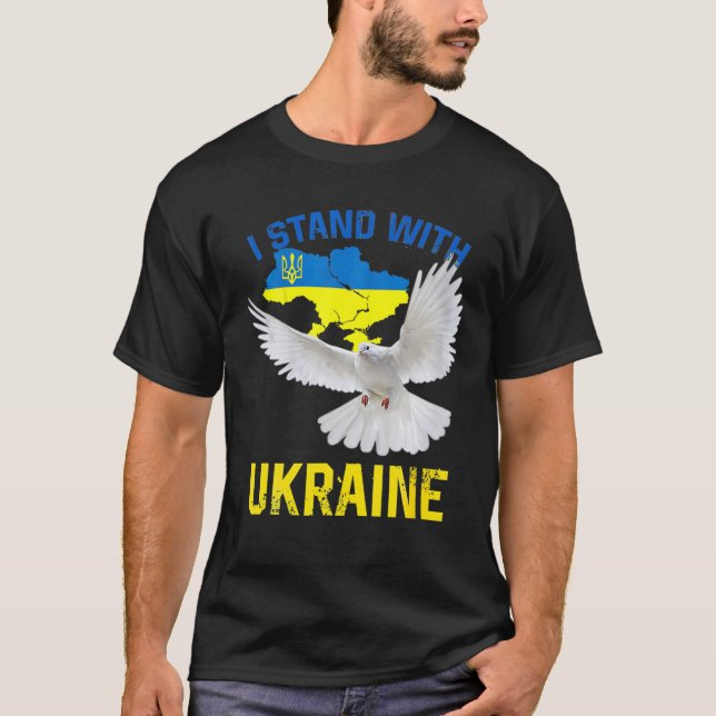Camiseta Vaga De Apoio À Paz Na Ucrânia (Frente)