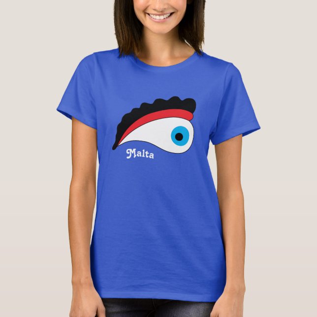 Camiseta Vaga De Malta Barcos De Pesca Olho De Proteção (Frente)