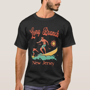 Camiseta Vaga de surfista de Nova Jersey Long Branch Nj Pra
