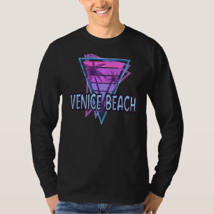 Camiseta Vaga de Veneza na praia, estética de Vaporwave