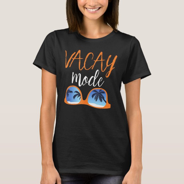 Camiseta Vaga Férias de Verão Férias de Verão Férias Cruzad (Frente)