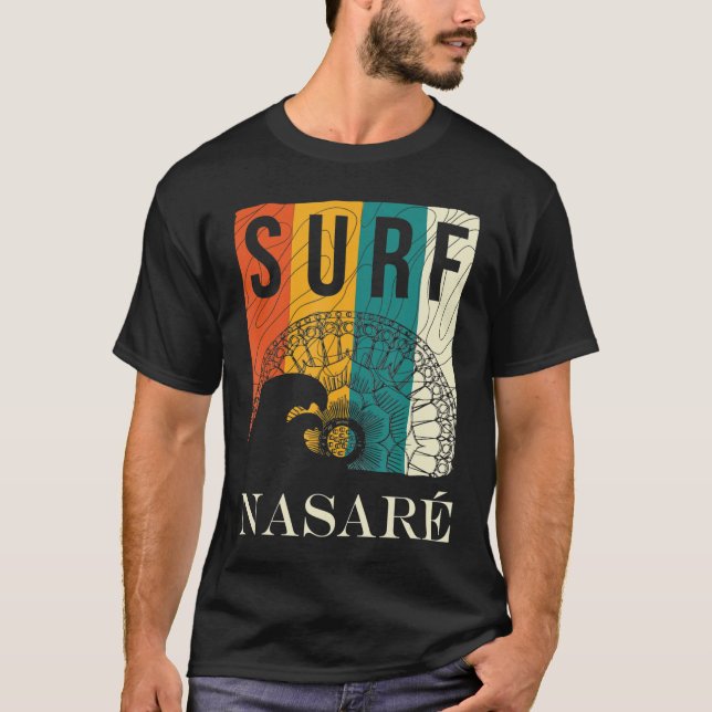 CAMISETA VAGA GRANDE SOBREVIVENTE NAZARE PORTUGAL (Frente)