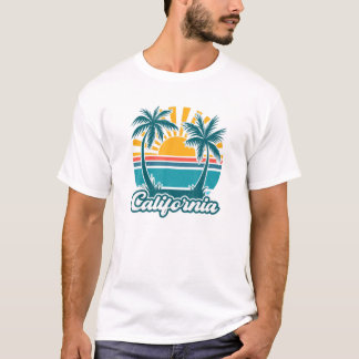 Camiseta Vaga Legal de Verão de Praia Tropical da Califórni