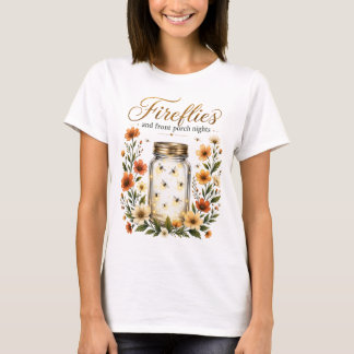 Camiseta Vagalumes e Noites na Varanda Cottagecore