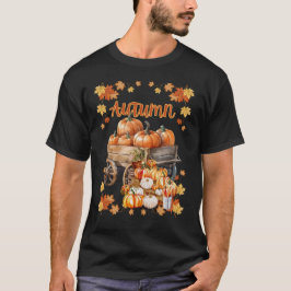 Camiseta Vagão de Colheita de outono