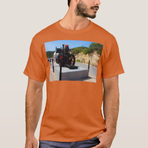 Camiseta Vagão de locomotiva antigo vintage de um comboio 2