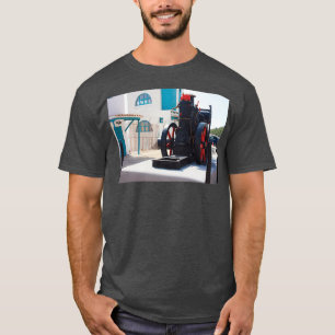Camiseta Vagão de locomotiva antigo vintage de um comboio 4