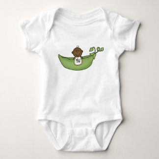 Camiseta Vagem de ervilha do bebê do afro-americano
