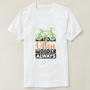 Camiseta Vague Freqüentemente, Maravilhe-se Sempre
