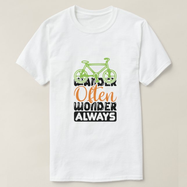 Camiseta Vague Freqüentemente, Sempre Se Maravilhe  (Frente do Design)