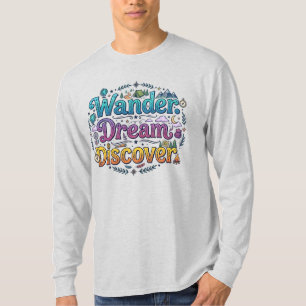 Camiseta Vaguear. Sonhar. Descobrir. – Viagens Inspiradoras