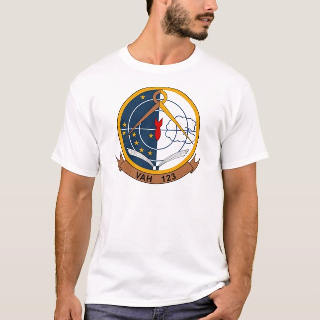 Camiseta VAH - esquadrão pesado do ataque 123 - (Frente)