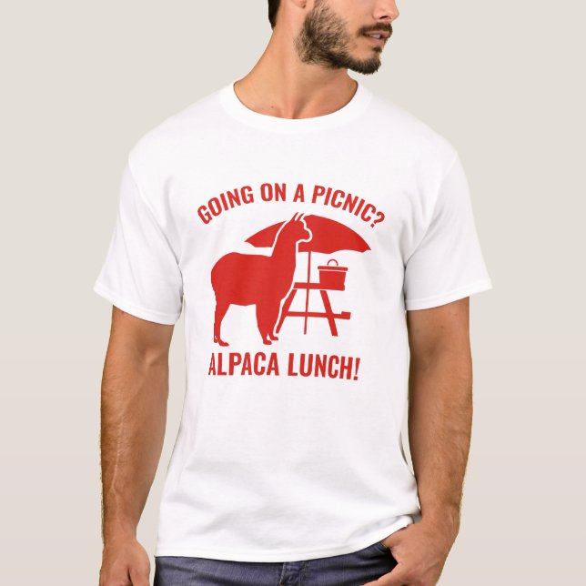 Camiseta Vai A Um Piquenique? (Frente)