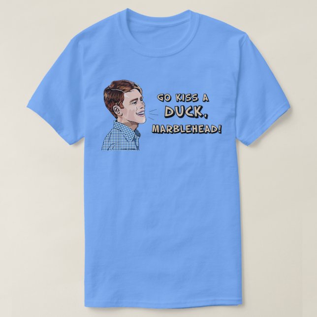 Camiseta Vai Beijar uma Cabeça de Pato (Frente do Design)