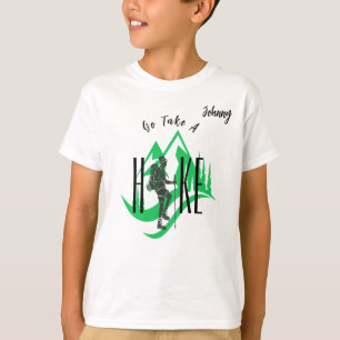 Camiseta "Vai caminhar", personalizável do rapaz