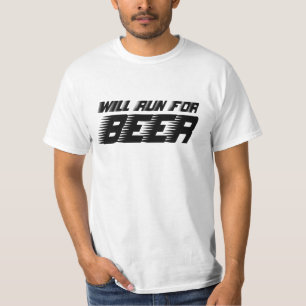 Camiseta Vai correr para Beer Funny Legal Quote Beer T-Shir