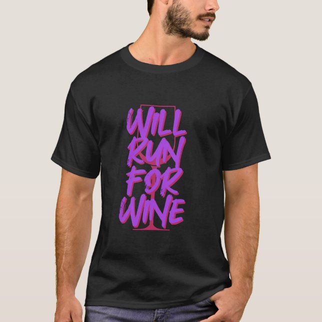 Camiseta Vai Correr Por Vinho (Frente)