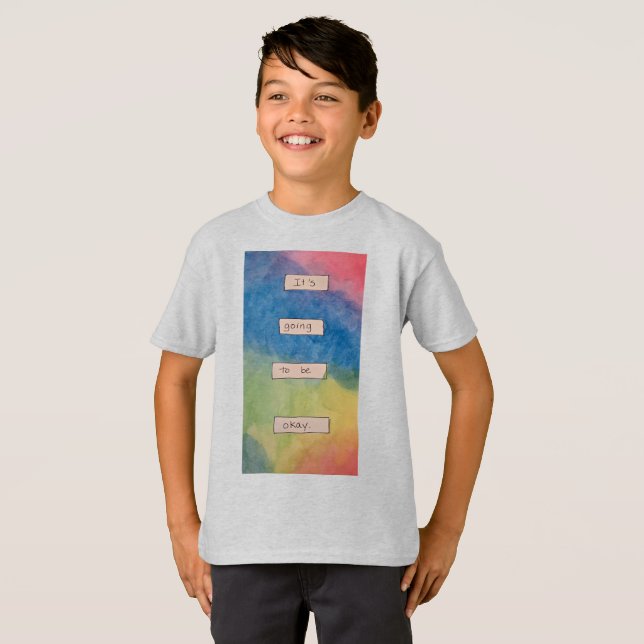 Camiseta Vai ficar tudo bem. (Frente Completa)